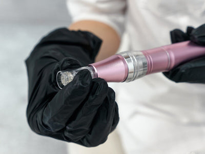 microneedling with red light